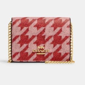 Coach Leather Mini Wallet On A Detachable Chain